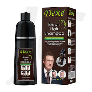 Dexe Hair Color Shampoo Dark Brown Two In One 400ml J14DSS**-