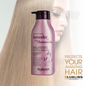 LUXLISSS Balancing Blond & Silver Sulfate-Free Shampoo 500ml J14SSB*