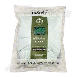 Professional Facial Series Powder: Instyle Mint Herb Mask Powder Refreshing Skin Smooth 1KG J63RFS