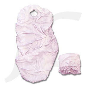 Hot Stone Tool Bed Sheet: Massage Bed Cloth With Rubber Ring Pink 粉色床笠 80x180cm J52CL8