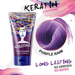 KERATONZ Semi-Permanent Hair Color Purple Rain 180ml J11KPR*