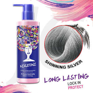 Keratonz: KERATONZ Lock In Shampoo Shinning Silver 500ml J11SSS*