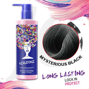 Keratonz: KERATONZ Lock In Shampoo Mysterious Black 500ml J11SMB*