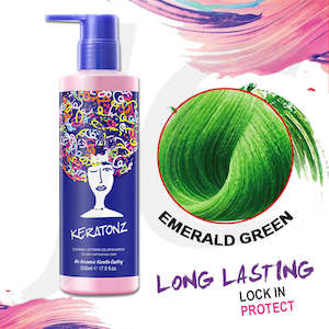 Keratonz: KERATONZ Lock In Shampoo Emerald Green 500ml J11SEG*