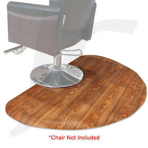 Salon Barber Cutting Chair Anti Fatigue Floor Mat: [CLEARANCE] Salon Barber Chair Floor Mat Anti-fatigue 91x152cm(Width) 1.27cm(Thickness) Wooden Floor Texture J39WFT