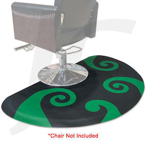 Salon Barber Chair Floor Mat Anti-fatigue 91x152cm(Width) 1.27cm(Thickness) Gree&hellip;