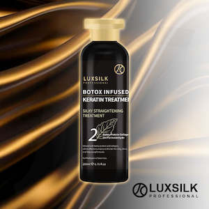 LUXSILK Keratin Botox Infused No.2 Silk Straightening Treatment 200ml J16LST*