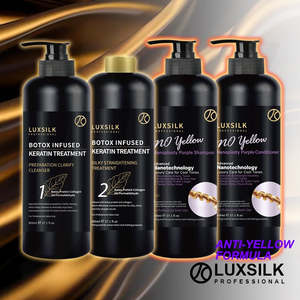 [With Nano SC] LUXSILK Keratin Botox Infused Whole Set Set 800mlx4 J16SWP*