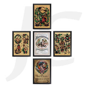 Poster With Frame 45.5x31.5cm M Set 5PCS J36YGR