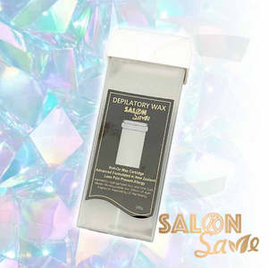 SALON Save Depilatory Wax Cartridge Roller Less Pain Allergy Crystal 100g J41DEG