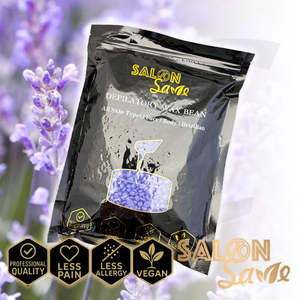 SALON Save Depilatory Wax Bean Lavender 500g J41LVD