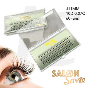 Salon Save Professional Fan Eyelash Volume J11MM 10D 0.07C J71BKP