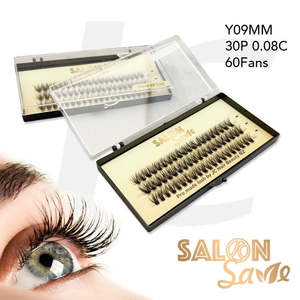 SALON Save Professional Fan Eyelash Extension Y09MM 30P 0.08C 60 Fans J71SSC