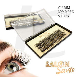 SALON Save Professional Fan Eyelash Extension Y11MM 30P 0.08C 60 Fans J71EEY