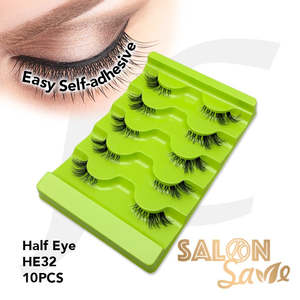 SALON Save Easy Self-adhesive Eyelash Half Eye HE32 10pcs J72SHV*