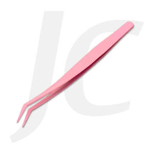Eyelash Tweezers Accessories: Eyelash Tweezers Basic Feather Pink J73JYJ