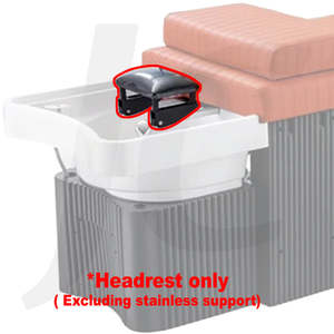 Trolley Chair Station Basin Table: [Parts Only] Headrest For Shampoo Basin Unit Bed M8803 J34RFS