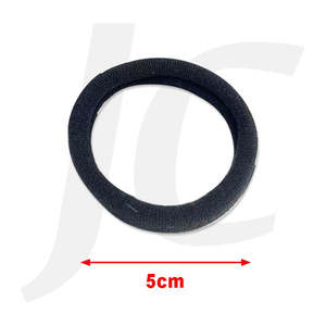 Tint Perm Accessories: Simple Elastic Hair Ties Black 5cm J21SEH