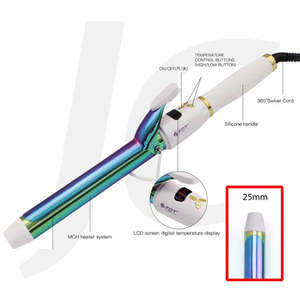 Hair Machine: FBT Hair Curler Tong Rainbow F868A 25mm J31FA25