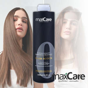 MaxCare Professional Keratin Smoothing Treatment Hair Botox Formaldhyde Free 1000ml J16BFR*