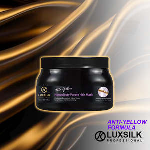 LUXSILK Nanoplasty No Yellow Purple Hair Mask 200ml J14HKT**