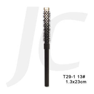 Round Brush Hair Root Black Gold Medium T29-1 13# 1.3x23cm J23MGB