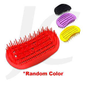 Comb Brush Roller Clip: [Random Color] Scalp Bush With Curved Edge J23CED