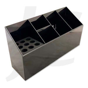 Scissors and Tools Holder Tray Slanted Style Black J27BSS