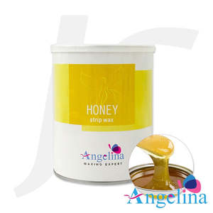 Wax Cartridge Bean Block Can: Angelina Waxing Expert Tin Can Strip Wax HONEY 800g J41GET