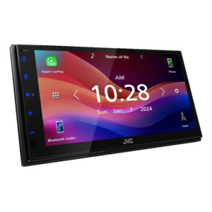 JVC 6.8″ Apple CarPlay/Android Auto Car Stereo KW-M690BW
