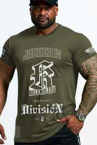Tees: 3018 ARMY-G RELENTLESS TEE