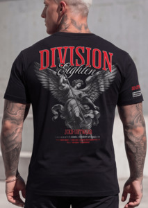 3018 ANGELS N IRON TEE RED