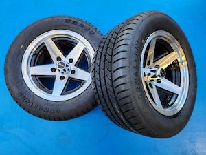 Alloy wheels Christchurch Mags JCM Direct Tyres: 14" Classic Star Alloy 5/120.65 and Tyre Package, Wheel JCM Direct Tyres