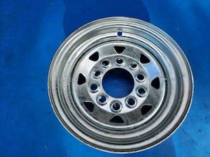 Products: 10" Galvanised 5 stud Trailer Rim, Rim JCM Direct Tyres