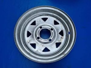 12x4" Galvanised Steel Rim 4x101.6, Rim JCM Direct Tyres