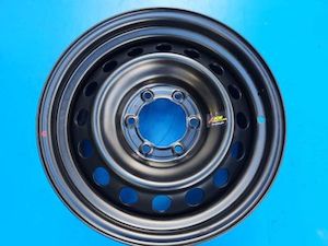 Steel Rims and Spare wheels in Christchurch: 17 x 7.5" Toyota Hilux Steel Rim - Secondhand, Rim JCM Direct Tyres