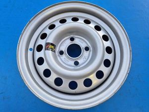 Steel Rims and Spare wheels in Christchurch: UK Caravan / Trailer 14x5.5" 4x100 PCD Steel Rim, Rim JCM Direct Tyres