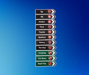 Magnet: Road Sign Magnets - Cars / Racing, Magnet JCM Direct Tyres