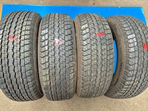 Secondhand Tyres: 255 65 R17 Secondhand Bridgestone Dueller Set Tyres, Secondhand Tyres JCM Direct Tyres