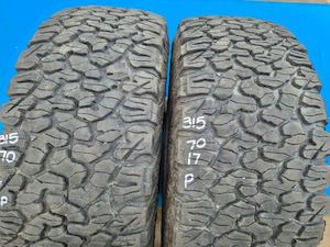 315 70 17 Secondhand BF Goodrich Pair of Tyres, Secondhand Tyres JCM Direct Tyres