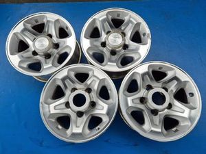 16x7.0, 5/150 pcd Toyota Landcruiser set of Alloys - Secondhand, Rim JCM Direct Tyres