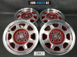 Products: TOYOTA CELICA XX / Supra A40 FACTORY ALLOY With Original Caps 14×5.5j +27 4×114.3 CB: 59 x4