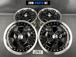 MUGEN MR5 MR-5 M2 FORGED 2 piece 14x6j +38 4×100 CB: 56 x4