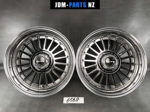 Products: WORK EWING 2 with Original caps 15x7j +11 4×114.3 CB: 73 x2