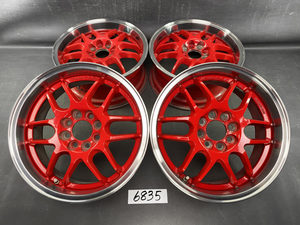 WORK RS’B RS-Beta / EWING 15×6.5j +42 6.2Kg 4×100 CB: 67 x4