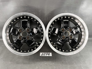 MUGEN MR5 MR-5 M2 FORGED 2 piece 15inch 15x6j +38 4×100 CB: 56 x2