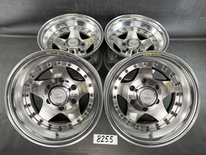 BRIDGESTONE BERG S4 3 piece With Center Caps 15×8.5j 33 6×139.7 CB: 107 x4