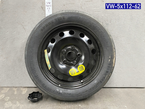 Products: Space saver Volkswagen GOLF EOS PASSAT TOURAN CADDY BEETLE Temper tyre