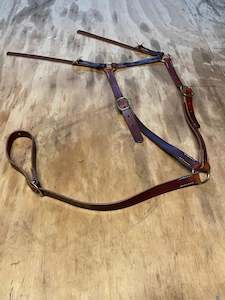 Leather: Stockman’s martingale breastplate