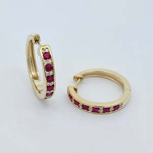 Earrings: Ruby Lustre